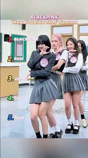 BLACKPINK"How You Like That" Fancam #kpop #blackpink #jisoo #lisa #rosé #jennie #dance #music