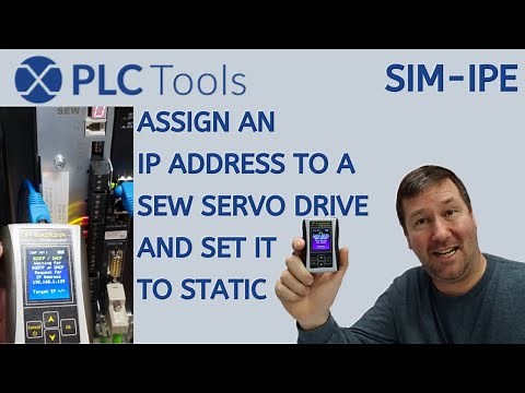 Assign a BOOTP DHCP IP Address to a SEW Servo Drive and Set to Static