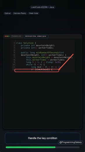 Minimum Time to Revert Word to Initial State II in Java | Fast LeetCode Solution #shorts