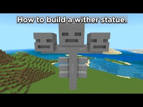 How to build a Wither statue in Minecraft. -Company Craft (2025)