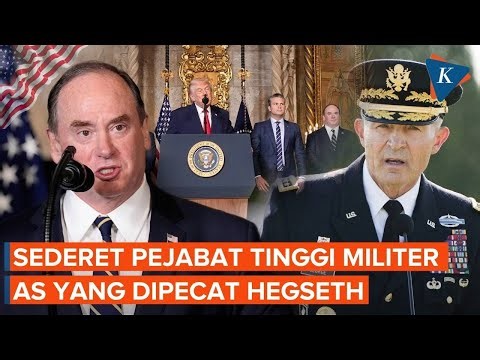List of Senior U.S. Military Officials Ousted by the Pentagon During the War with Iran