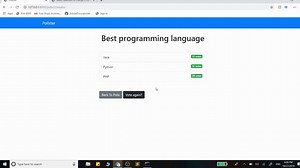 Django简单的投票系统加柱形图可视化投票结果