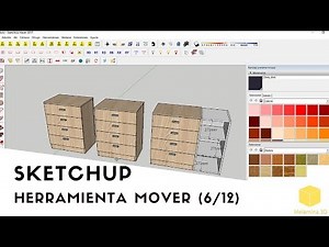 (06/12) TUTORIAL SKETCHUP - HERRAMIENTA MOVER