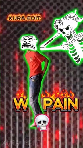 Moment Before Pain 💀 #shorts #trollface #funny #edit
