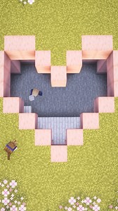 28K views · 252 reactions | Minecraft Heart Base❤️ #minecraft #minecraftbuilding #minecrafttutorial | Gorillo | Facebook
