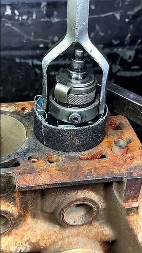 Satisfying Cylinder Honing Trick! ⚙️ #satisfying #satisfying #mechanic