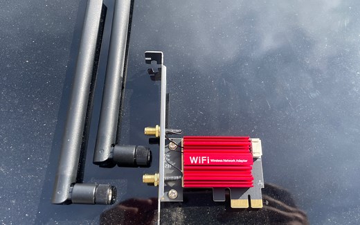 Intel AX210 200 WIFI6E 5G双频台式机内置PCIE无线网卡5.3蓝牙，WiFi模块安装