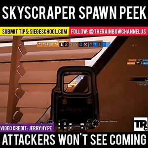 142K views · 129 reactions | Do you find it useful? This camera assisted spawn peek will be very difficult for attackers to counter, unless they know about it! Enjoy free frags on unsuspecting attackers! .  Submit your video tips & tricks to us at https://siegeschool.com  Credit: In the media #Rainbowsix #rainbow6siege #rainbow6 #tomclancysrainbowsixsiege #rainbowsixsiege #rainbowsiege #operationembersight #r6siege #rainbowsixsiegememes #therainbowchannel | The Rainbow Channel | Facebook