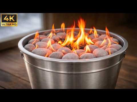 FREE Heating – No Gas, No Electricity!😱 This DIY Tin Can Stove Gives You FREE Heat All Winter🔥❄️