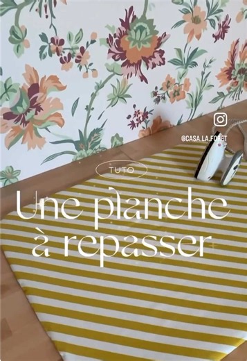 Tuto planche à repasser de table facile à réaliser