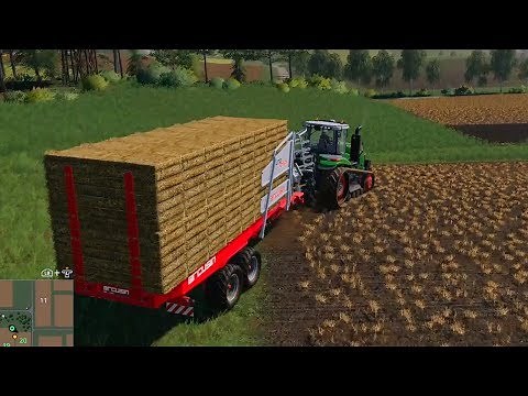 Farming Simulator 19 - Bale Collector Gameplay (HD) [1080p60FPS]