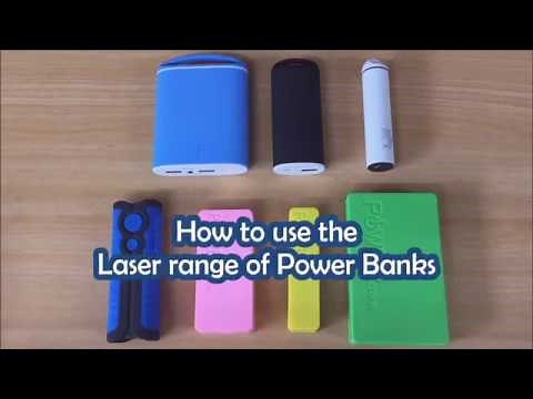 How to use the Laser range of Power Banks