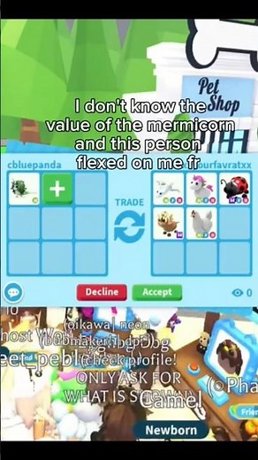 this person flexed on me in adopt me like be so fr 😭🙏