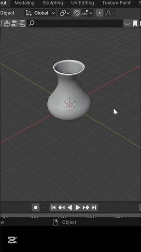 blender low poly 3D modelling short tutorial