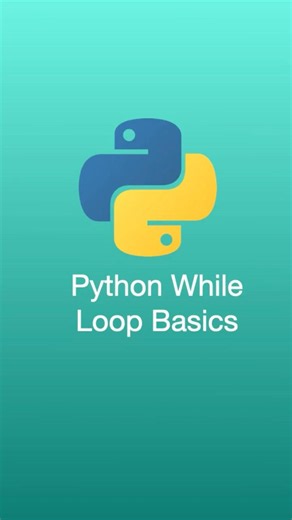 Python While Loop Basics #python #coding #developer #techtips