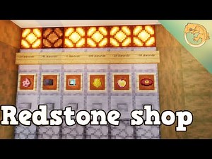 How to build a tillable automatic redstone shop for minecraft