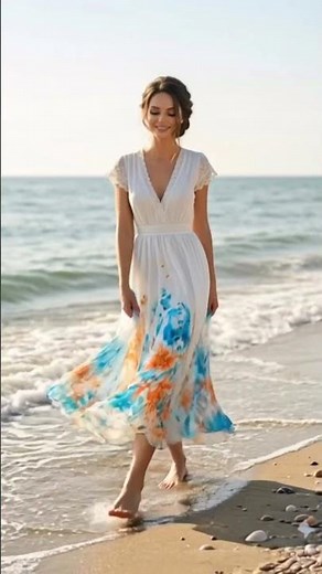 Yazın En Güzel Çiçekli Elbiseleri 🌊 Summer Beach Dress Ideas