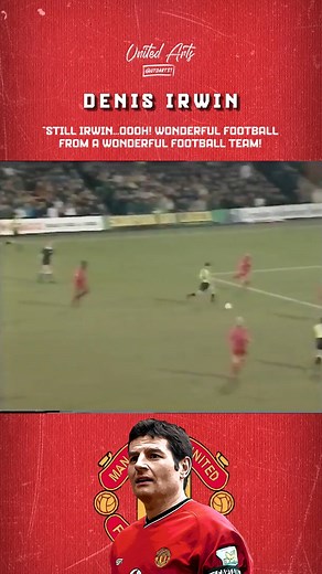 128K views · 3K reactions |  It’s Denis Irwin’s 60th birthday and so the perfect time to share this cracker of a goal  #MUFC #ManchesterUnited #DenisIrwin #UnitedArts | United Arts | Facebook
