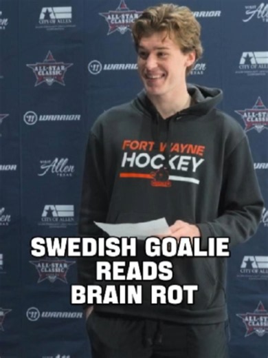 Samuel Jonsson: Central Division Goalie & Nighttime Brain Rot Reader
