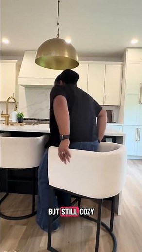 Counter stools that feel as good as they look. #counterstools #kitchendecor