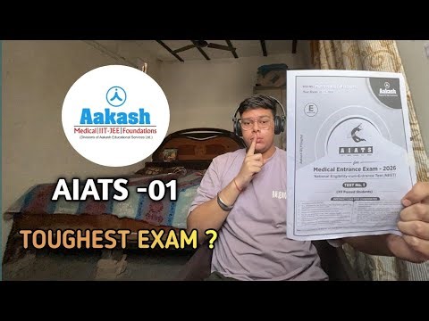 Aakash AIATS-01 NEET 2026 — Itna Tough Paper?!😭 Full Honest Review