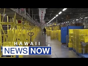 Hawaii’s first Amazon distribution center opens in Sand Island
