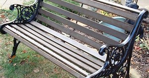 How to Restore a Cast Iron and Wood-Slat Bench