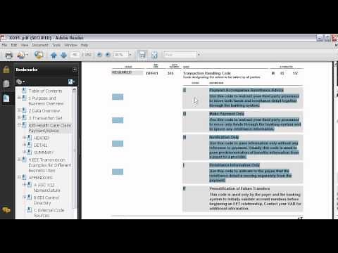 Programming an application to generate an EDI file