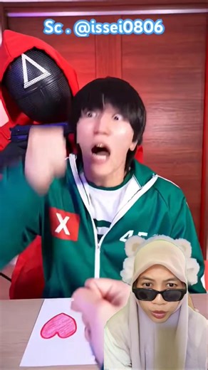 BATU GUNTING KERTAS DI SQUID GAME⁉️😨 #shortsfeed