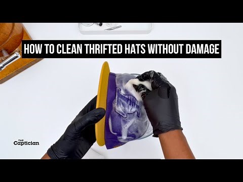 How to Clean a Thrifted New Era 59FIFTY Cap With a Cardboard Brim