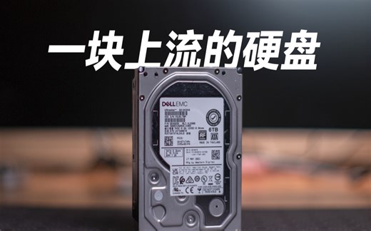 一块上流的企业级机械硬盘——西部数据HC310 6T 戴尔EMC版