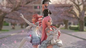 HAKU LUKA TETO Lace Dress - Tougen Renka 桃源恋歌