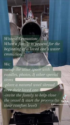 7.1K views · 67 reactions | What’s a witness cremation? Here’s how you can see your loved one through to the end. #watercremation #loss #grief #death #alkalinehydrolysis #deathpositive #wearenature #everyonedies | Be a Tree Cremation | Facebook