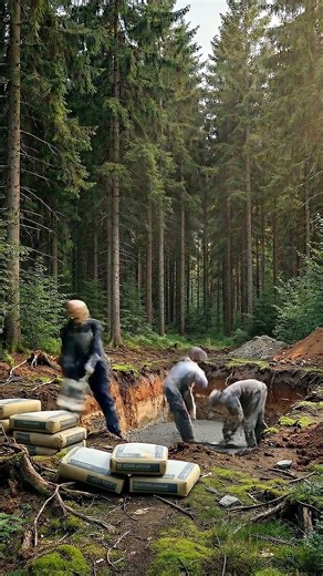 Building a Small House in the Forest🏡 #timelapsebuild #design