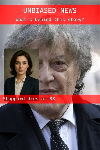 BREAKING NEW:Acclaimed Playwright Tom Stoppard Dies at 88