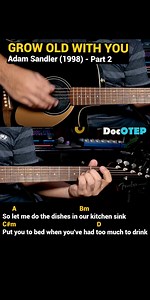 Grow Old With You - Adam Sandler (1998) Easy Guitar Chords Tutorial with Lyrics Part 2 SHORTS REELS 🎸🎸🎸 #DocOTEPStudio #DocOtepGuitarTutorial | Doc OTEP Studio