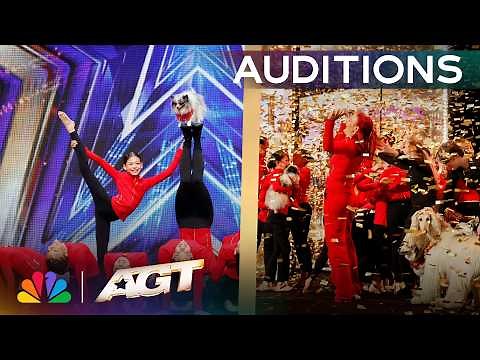 Golden Buzzer: Acro Canine Crew Has Terry Crews RACING To The Stage! | Auditions | AGT 2026