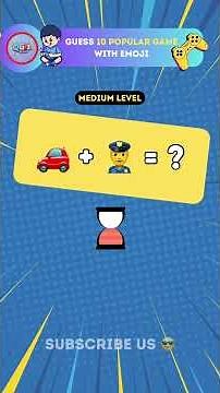 Guess the Game With Emoji! 🔥 10 Emoji Puzzles from Easy to Hard | Can You Beat Level 10?”