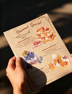 Watercolor Bakery Menu Template | Editable Food Illustrations (digital Download) - Etsy Australia