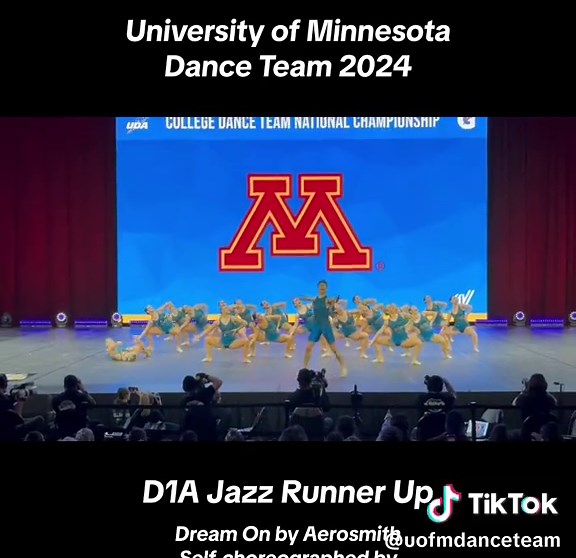 UNIVERSITY OF MINNESOTA D1A JAZZ RUNNER UP 2024💛 This performance is something we'll remember for a lifetime, and will forever be our love letter to the legacy of our beloved program! To our 2023-2024 team, this dance is YOURS. You poured your love, creativity, and heart into crafting and creating this dance... you all are a gift to this legacy!🥹✨ #UniversityofMinnesota #UDANationals #D1AJazz #UMDT