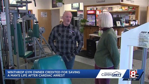 Maine gym owner praised for performing CPR