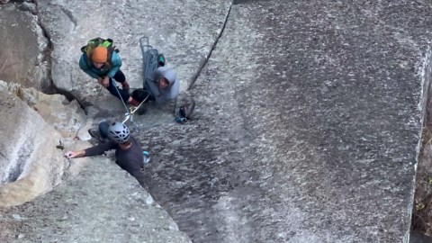 This Yosemite climb requires continuous effort with no real breaks along the way