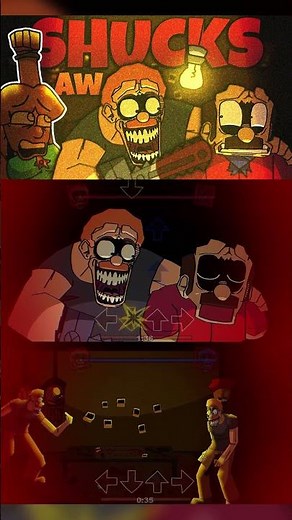 Friday Night Funkin' AW SHUCKS V2 REMAKE | Jeffy's Infinite Irida SML Aethos! #shorts #shucks