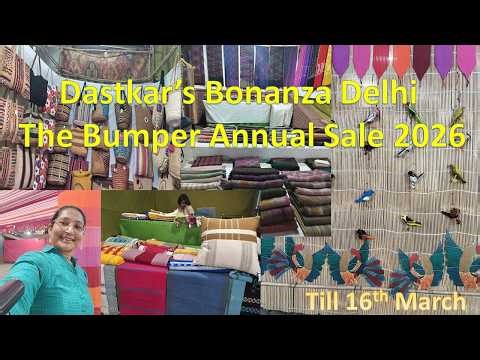 Dastkar’s Bonanza – The Bumper Annual Sale 2026 Delhi handcrafted pottery, paintings, embroideries