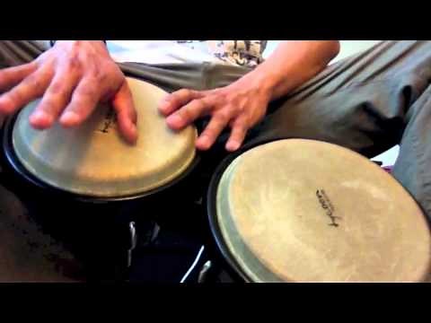 How to play the bongos (Classic Rock playing along)