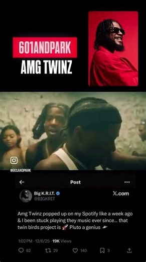 Mississippi Legend “Big Krit” Is A Big Fan Of Amg Twinz 🔥🔥🔥