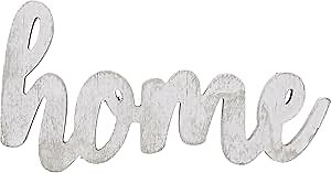 Hampton Art Wood Script, Home, 8 3/4"X 4"X 1/2", Wood Cutout, Word Cutouts for Crafts, Wooden Words for Crafts, Wooden Cut Out Letters, Laser Cut Words, Large Size