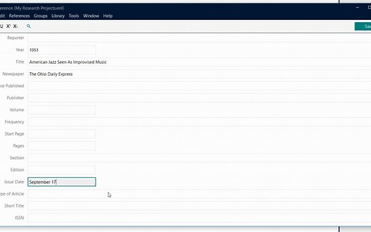 手动创建新的文献条目_ EndNote 20 使用技巧 (Windows) create a new reference