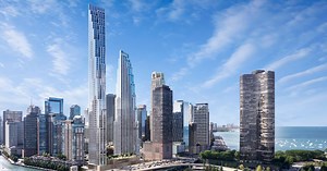 SOM unveils two-tower proposal for former chicago spire site
