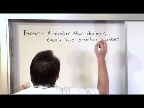 Lesson 3 - Finding Factors Of Numbers - (5th Grade Math)